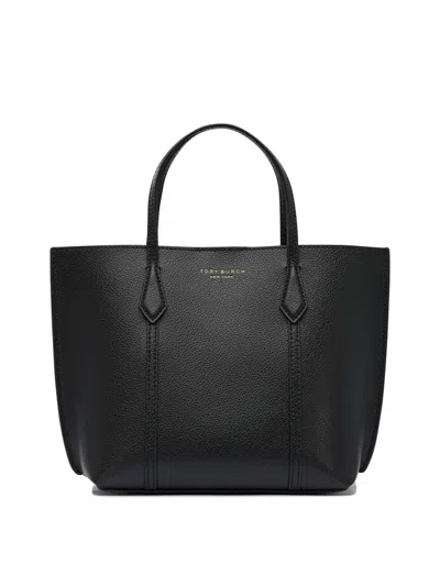 Tory Burch Black Leather Perry Tote Bag