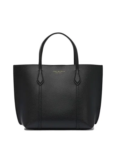 Tory Burch Black Leather Perry Tote Bag