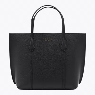 Tory Burch Black Leather Perry Tote Bag