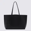 Tory Burch Black Leather Perry Tote Bag In Black