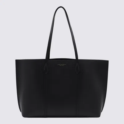 Tory Burch Black Leather Perry Totes