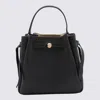 Tory Burch Black Leather Romy Satchels In Black