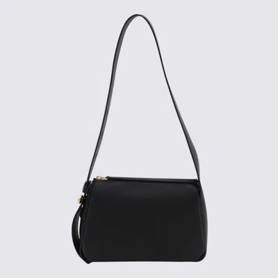 Tory Burch Black Leather Romy Small Shoulder Bag