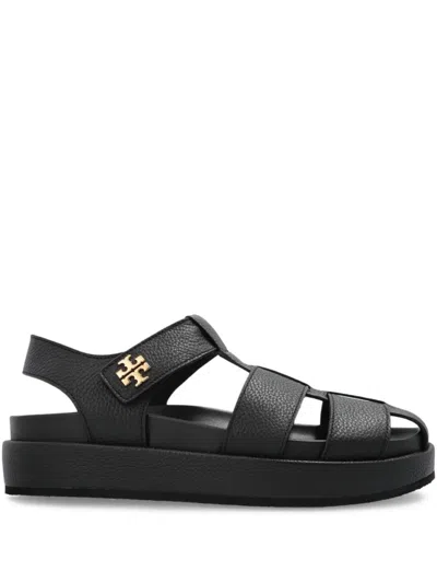 Tory Burch Black Leather Sandals