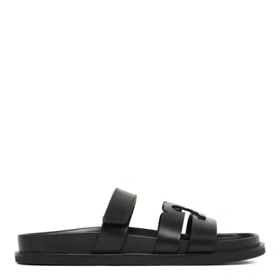 Tory Burch Black Leather Sandals