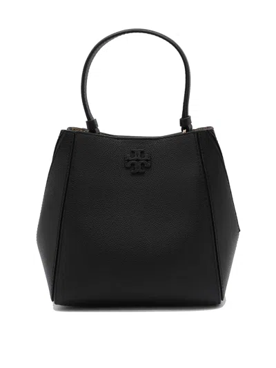 TORY BURCH BLACK LEATHER SATCHEL