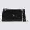 Tory Burch Black Leather Kira Turnlock Shoulder Bag In Black