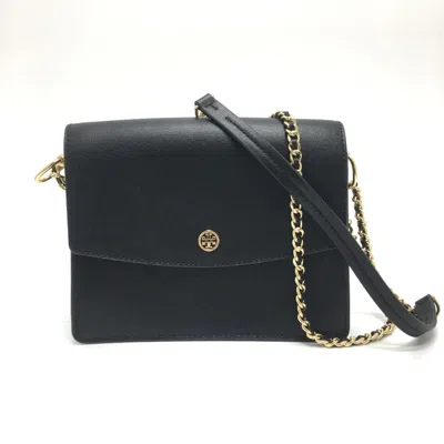 Pre-owned Tory Burch Black Leather Shoulder Bag ()