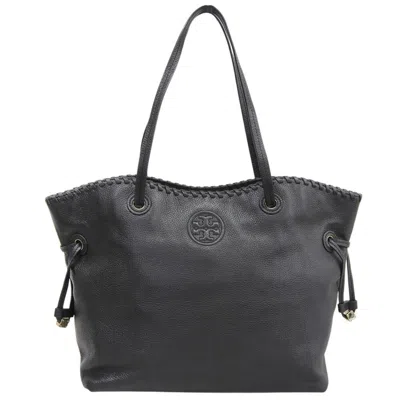 Pre-owned Tory Burch Black Leather Shoulder Bag Tote Bag ()