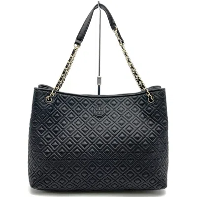 Pre-owned Tory Burch Black Leather Shoulder Bag Tote Bag ()
