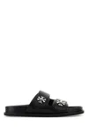 Tory Burch "t Lock" Sandal In Black