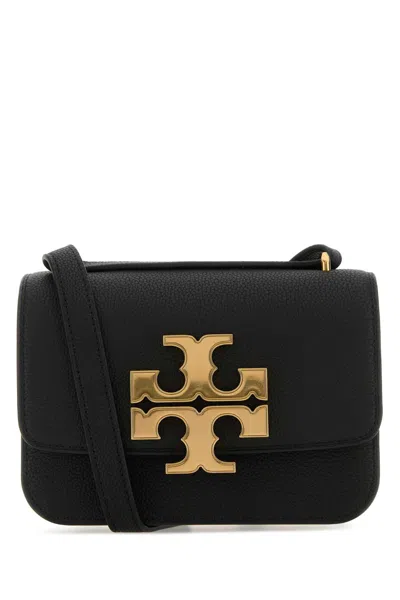 Tory Burch Pebbled Leather Small Eleanor Shoulder Bag In Black