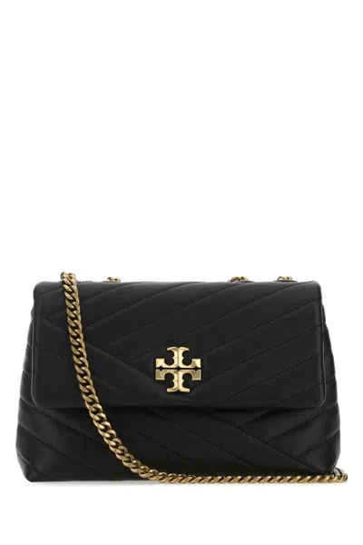 Tory Burch Black Leather Small Kira Shoulder Bag