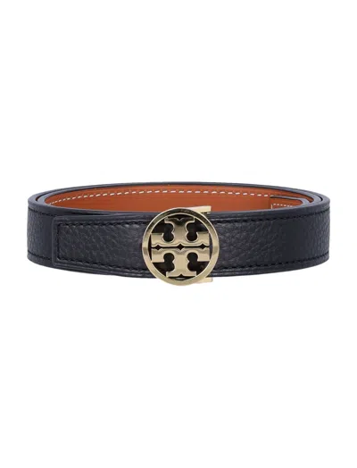Tory Burch Black Miller Reversible Belt