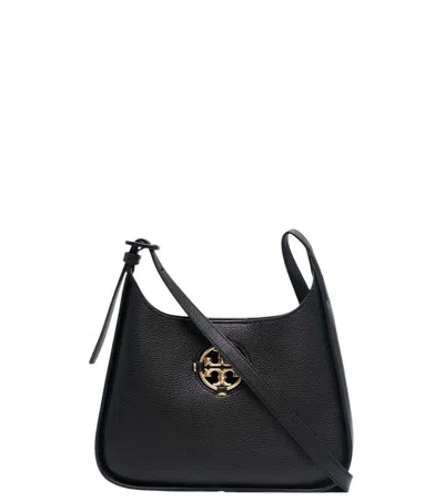 Tory Burch Black Miller Small Shoulder Bag In Blue