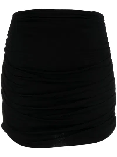 TORY BURCH BLACK MINI SKIRT
