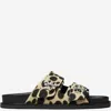 Tory Burch Sporty Slide Sandal With Twist Details Scarpe Basse Animalier In Animal Print