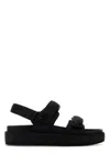 Tory Burch Kira Woven Platform Sandals In Black