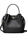 Tory Burch Women Black Romy Small Bucket Bag, Onesize Luxury Bucket Bags For Women Darveys In Black