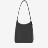Tory Burch Small Leather Hobo Bag With Adjustable Strap In Black