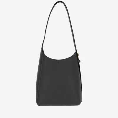 TORY BURCH BLACK ROMY SMALL HOBO BAG