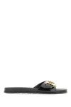 Tory Burch Black Rubber Slippers