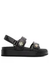 Tory Burch Kira Leather Dual-band Sport Sandals