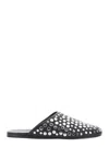 Tory Burch Black Slip On Mules In Black