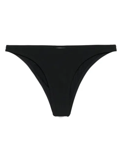 TORY BURCH BLACK SOLID HIPSTER BIKINI BOTTOM