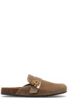 Tory Burch Black Suede Mellow Slippers