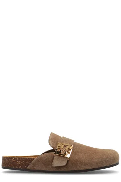 Tory Burch Black Suede Mellow Slippers