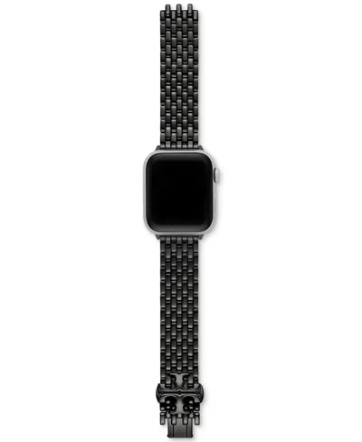 Tory Burch Black-tone Stainless Steel Bracelet For Apple Watch 38-45mm In No Color