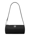 Tory Burch Virginia Nylon Cylindrical Shoulder Bag In Black