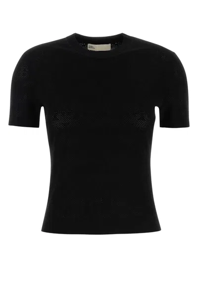 Tory Burch Black Viscose Blend Sweater