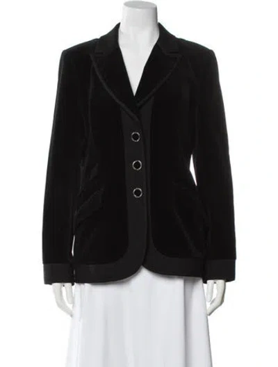 Pre-owned Tory Burch Blazer In Black