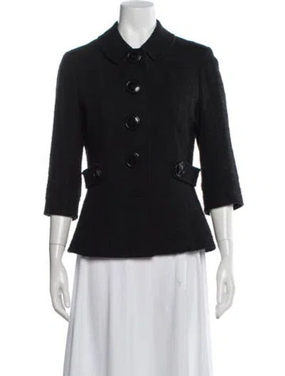Pre-owned Tory Burch Blazer In Black