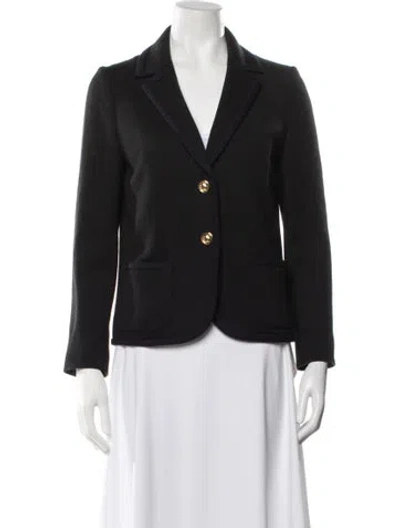 Pre-owned Tory Burch Blazer In Black