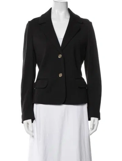 Pre-owned Tory Burch Blazer In Black