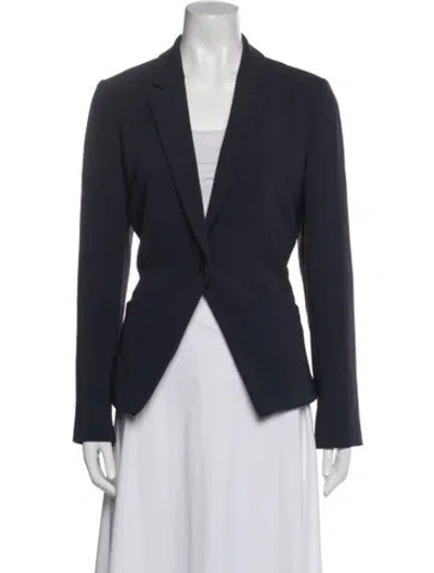 Pre-owned Tory Burch Blazer In Blue