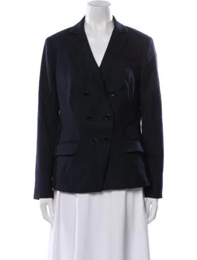 Pre-owned Tory Burch Blazer In Blue