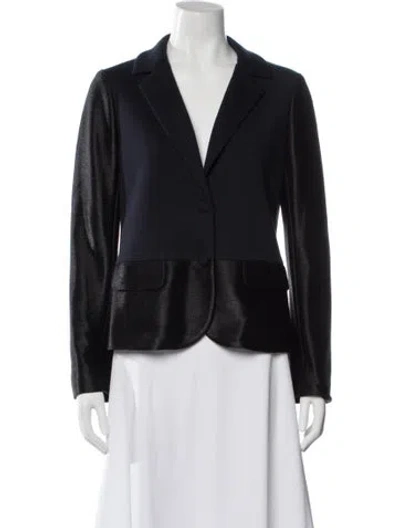 Pre-owned Tory Burch Blazer In Blue