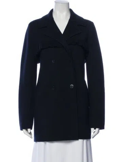 Pre-owned Tory Burch Blazer In Blue