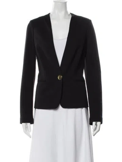 Pre-owned Tory Burch Blazer In Blue