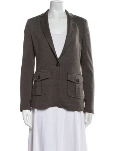 Pre-owned Tory Burch Blazer In Brown