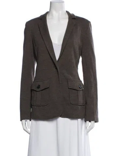Pre-owned Tory Burch Blazer In Brown