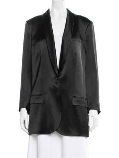 Pre-owned Tory Burch Blazer In Gray