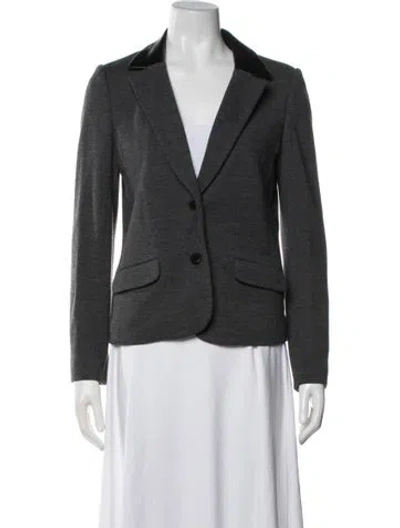 Pre-owned Tory Burch Blazer In Grey