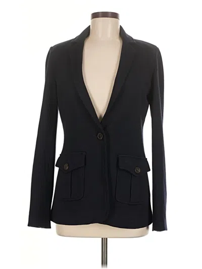 Pre-owned Tory Burch Blazer Jacket In Black
