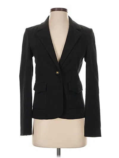 Pre-owned Tory Burch Blazer Jacket In Black