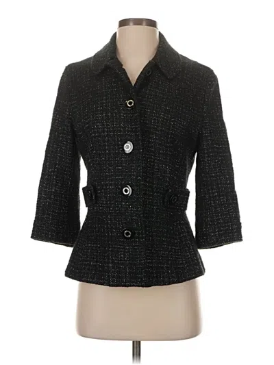 Pre-owned Tory Burch Blazer Jacket In Black